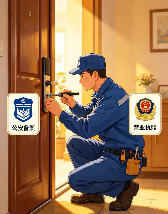 丰台区角门锁芯卡涩拧不动的开锁师傅是怎么处理的 110联动开锁公司靠谱推荐